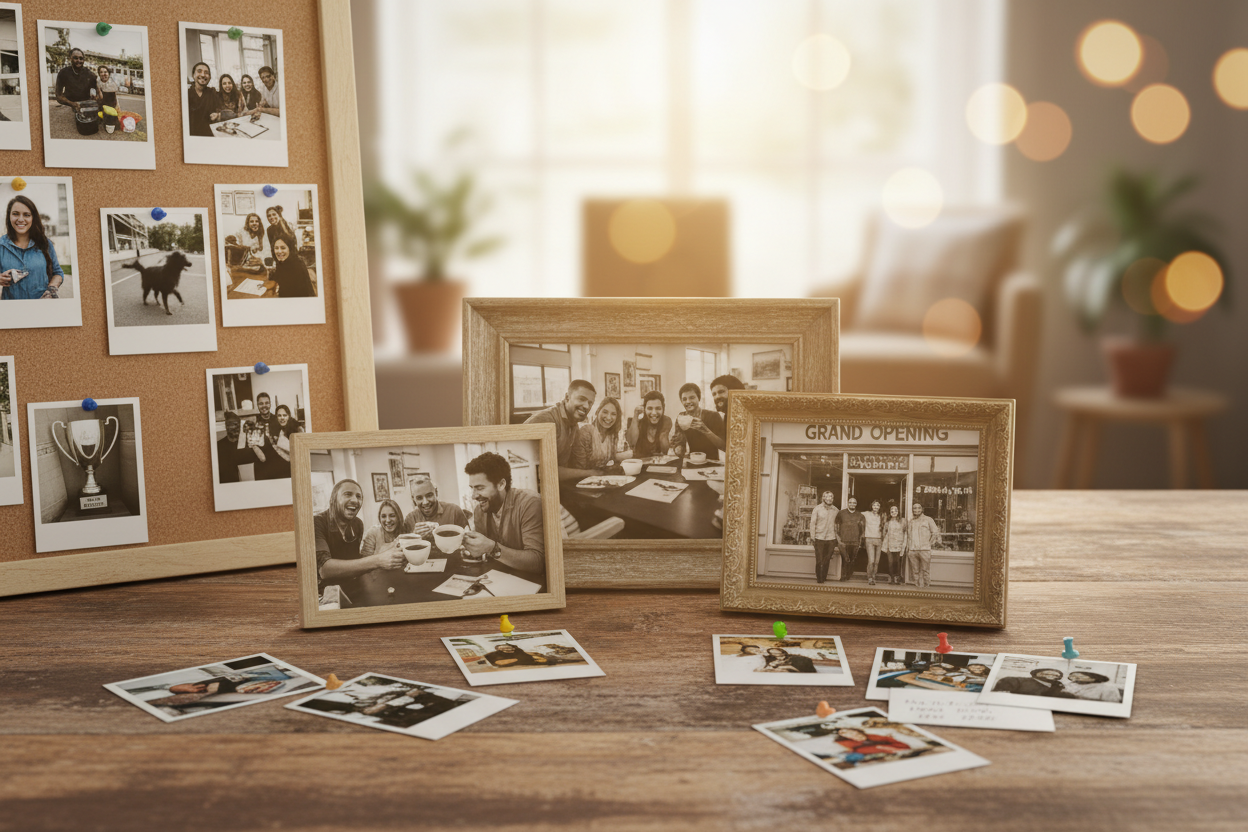 make it photo/memory centered